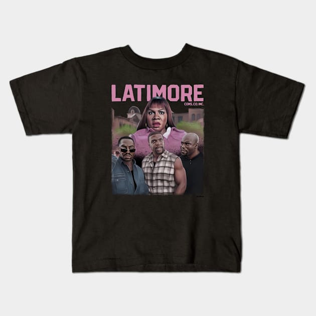 Latimore Construction Kids T-Shirt by Art Simpson